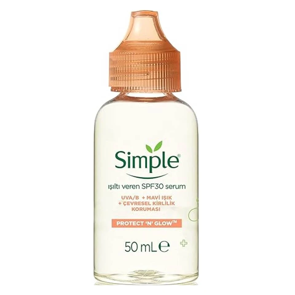 سرم جوان ساز و سرم روشن‌کننده سیمپل Simple protect 'N' glow حجم 50 میلی لیتر - ارس شاین