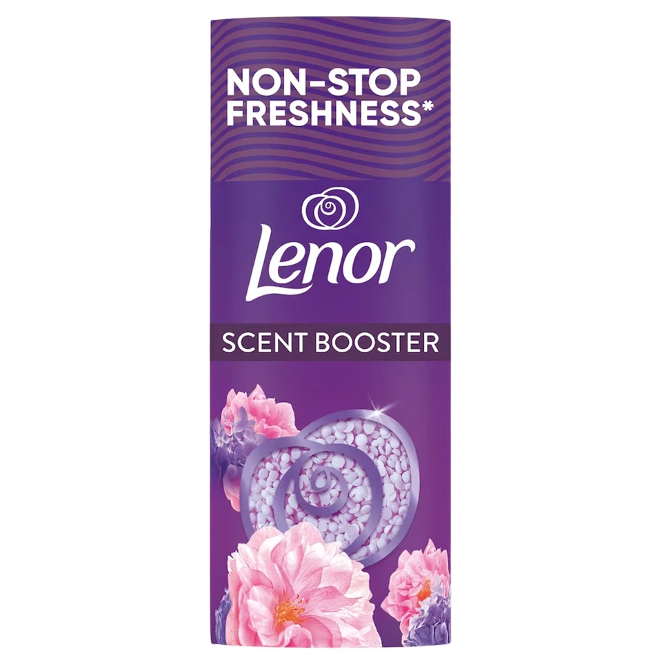 بوستر خوشبو کننده لباس لنور رایحه شکوفهٔ خاص و سوسن مهتاب Lenor IN-WASH SCENT BOOSTER وزن 155 گرم - ارس شاین
