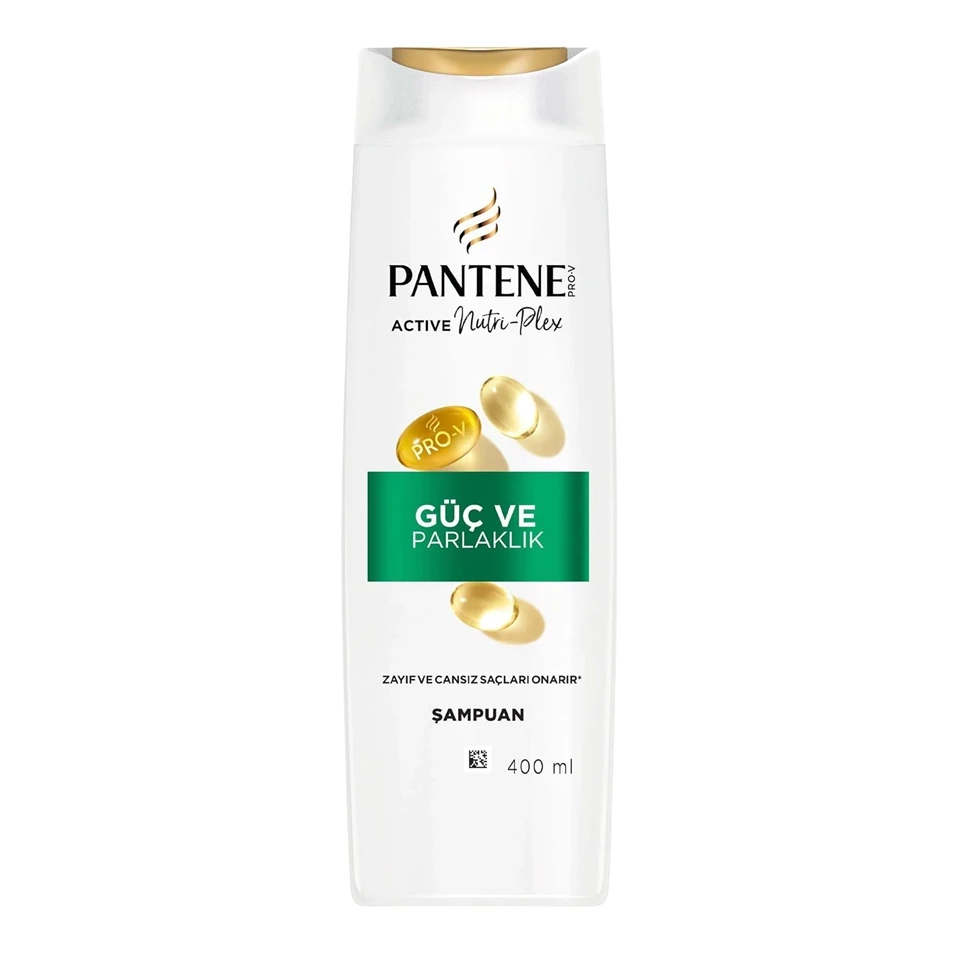 شامپو مو پنتن براق کننده و تقویت کننده مو PANTENE GÜÇ VE PARLAKLIK حجم 400 میلی لیتر - ارس شاین