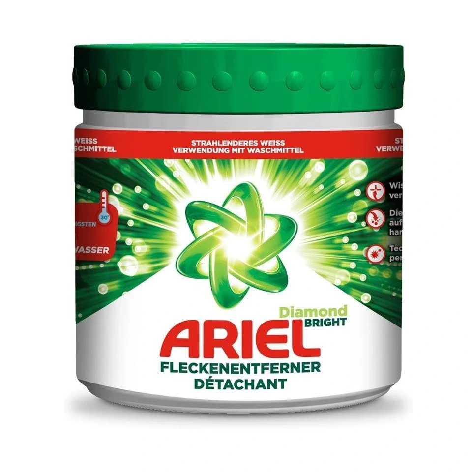 پودر لکه بر لباس آریل مناسب لباس های سفید و روشن ARIEL DIAMOND BRIGHT وزن 500 گرم - ارس شاین