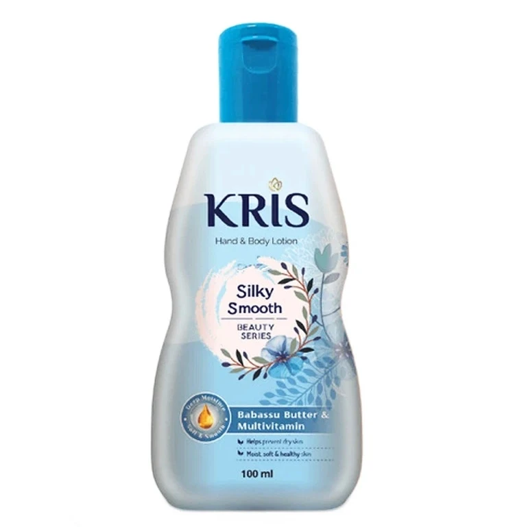 لوسین بدن روغن باباسو و مولتی ویتامینه کریس مدل ابریشمی صاف KRIS Silky Smooth Babassu Butter حجم 100 میلی لیتر - ارس شاین