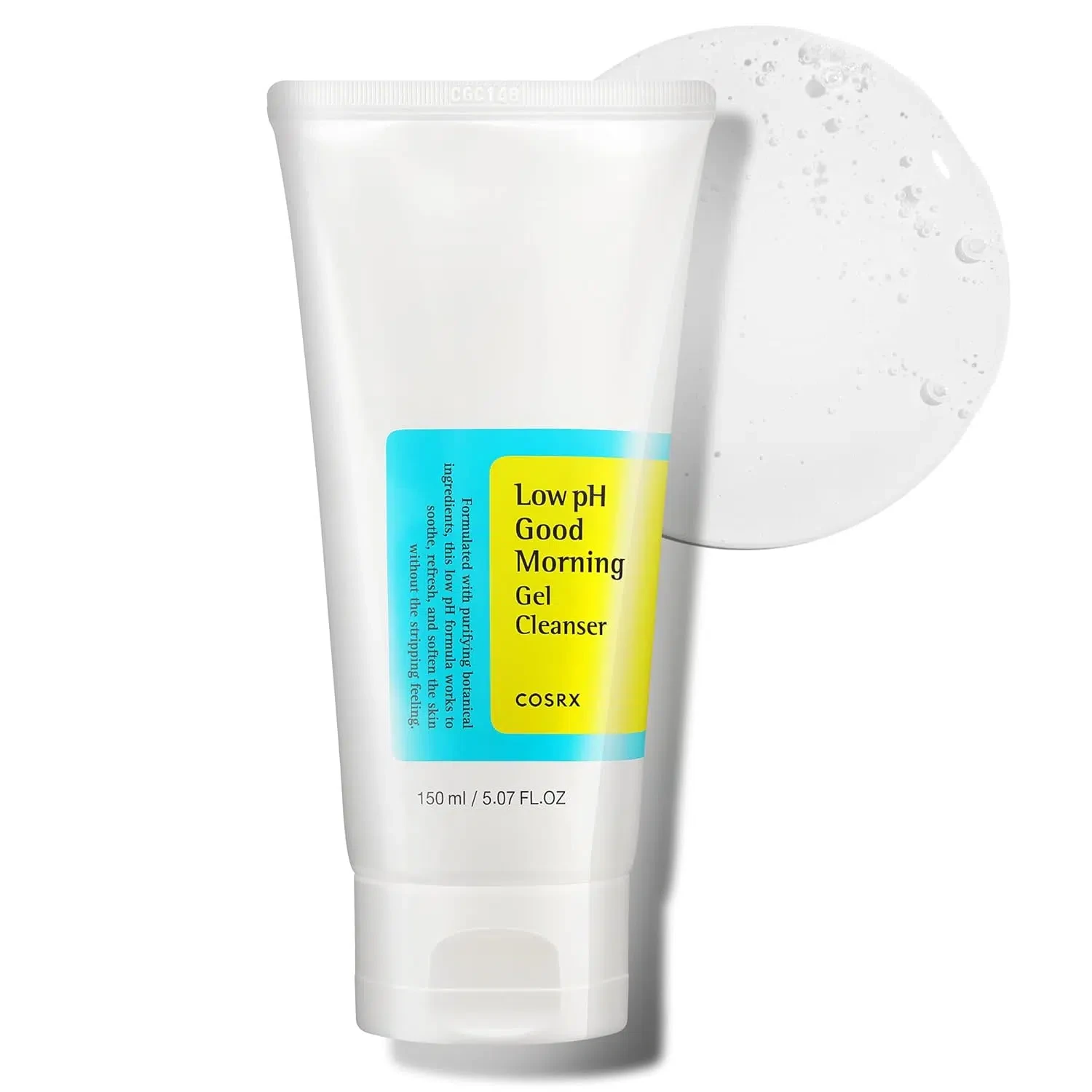 ژل شستشوی صورت کوزارکس مدل گود مورنینگ با PH پایین Cosrx Low pH Good Morning Gel Cleanser حجم 150 میلی لیتر - ارس شاین
