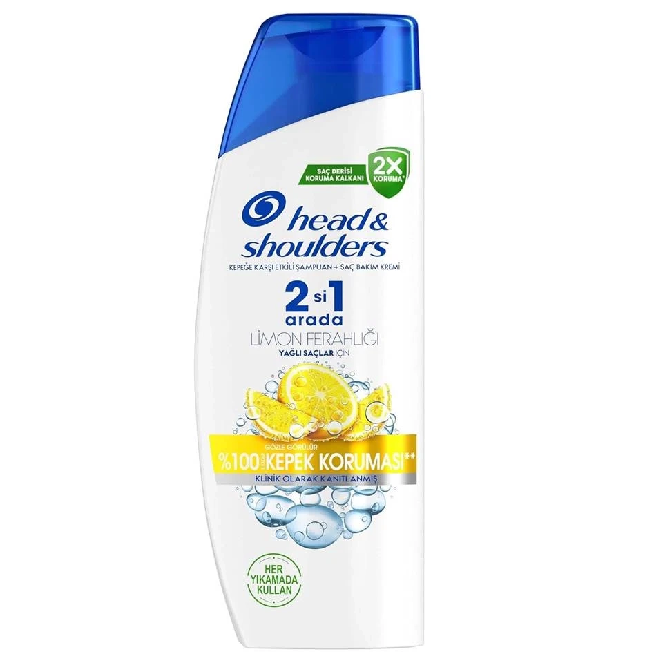 شامپو مو هد اند شولدرز لیمون فره‌لئی (لیمویی) Head &amp; Shoulders Lemon Ferahlığı حجم 330 میلی لیتر - ارس شاین