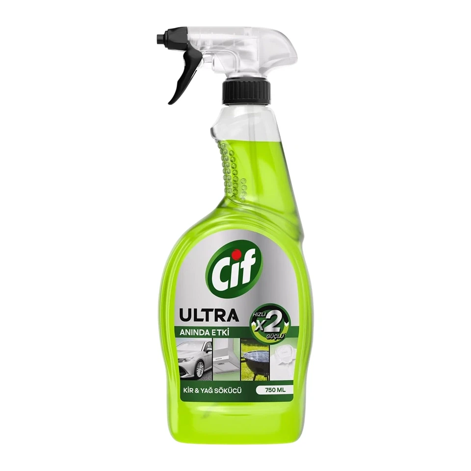 اسپری چربی زدا چند منظوره سیف Cif ULTRA ANINDA ETKİ حجم 750 میلی لیتر - ارس شاین