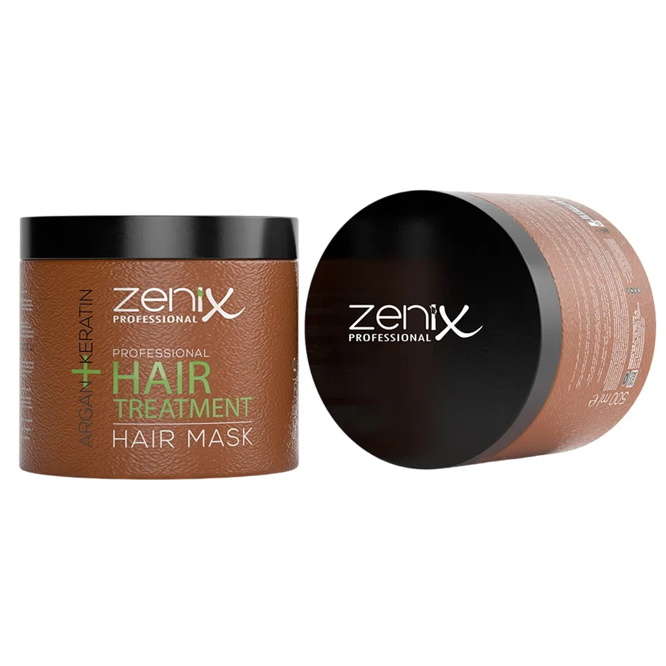 ماسک مراقبت از مو آرگان کراتینه زنیکس zenix argan keratin hair care mask حجم 500 میلی لیتر - ارس شاین