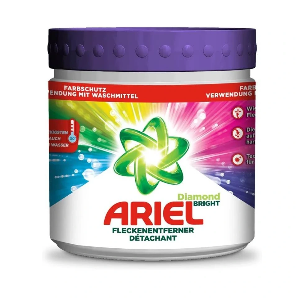 پودر لکه بر لباس آریل مناسب لباس های رنگی ARIEL DIAMOND BRIGHT وزن 500 گرم - ارس شاین