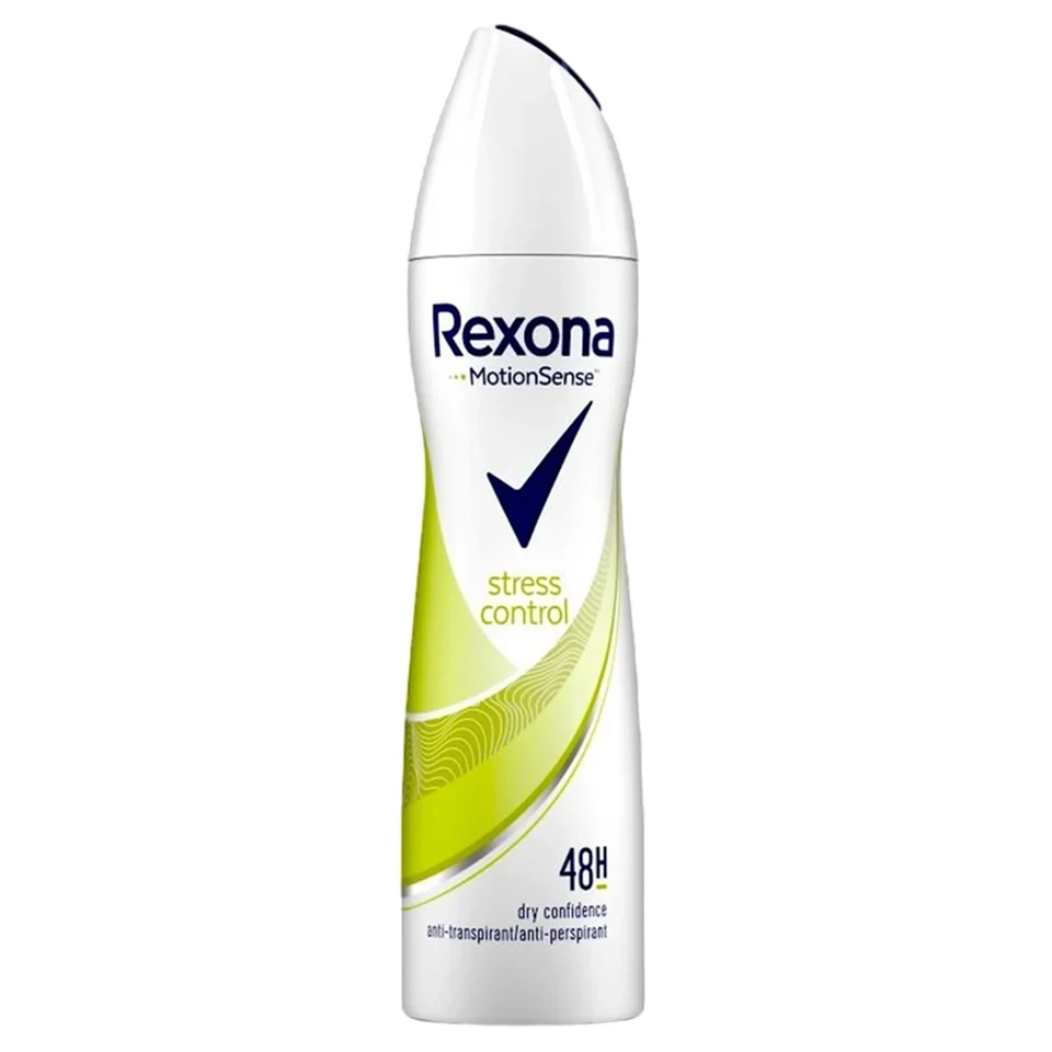 اسپری ضد تعریق 48 ساعته زنانه رکسونا ایتالیا رایحه کنترل استرس Rexona stress control حجم 200 میلی لیتر - ارس شاین