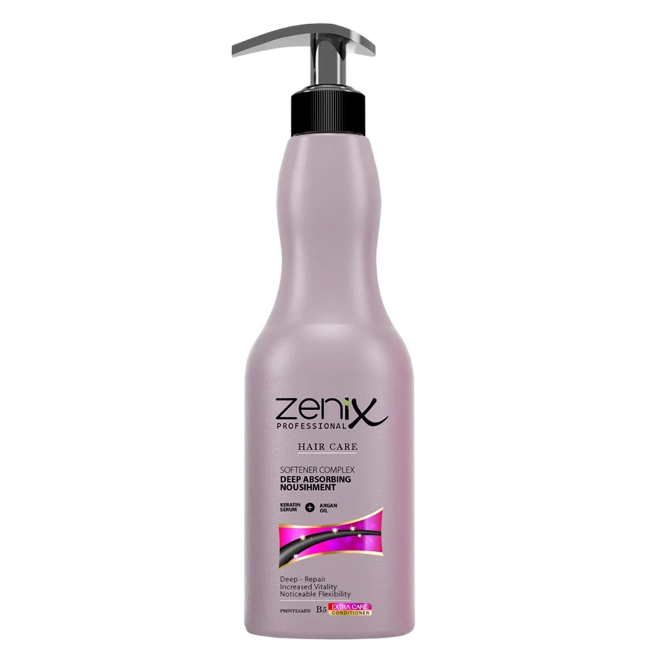 ماسک نرم کننده مو آرگان کراتینه زنیکس مخصوص مراقبت از مو و درمان zenix hair care treatment argan keratin hair softener mask حجم 500 میلی لیتر - ارس شاین
