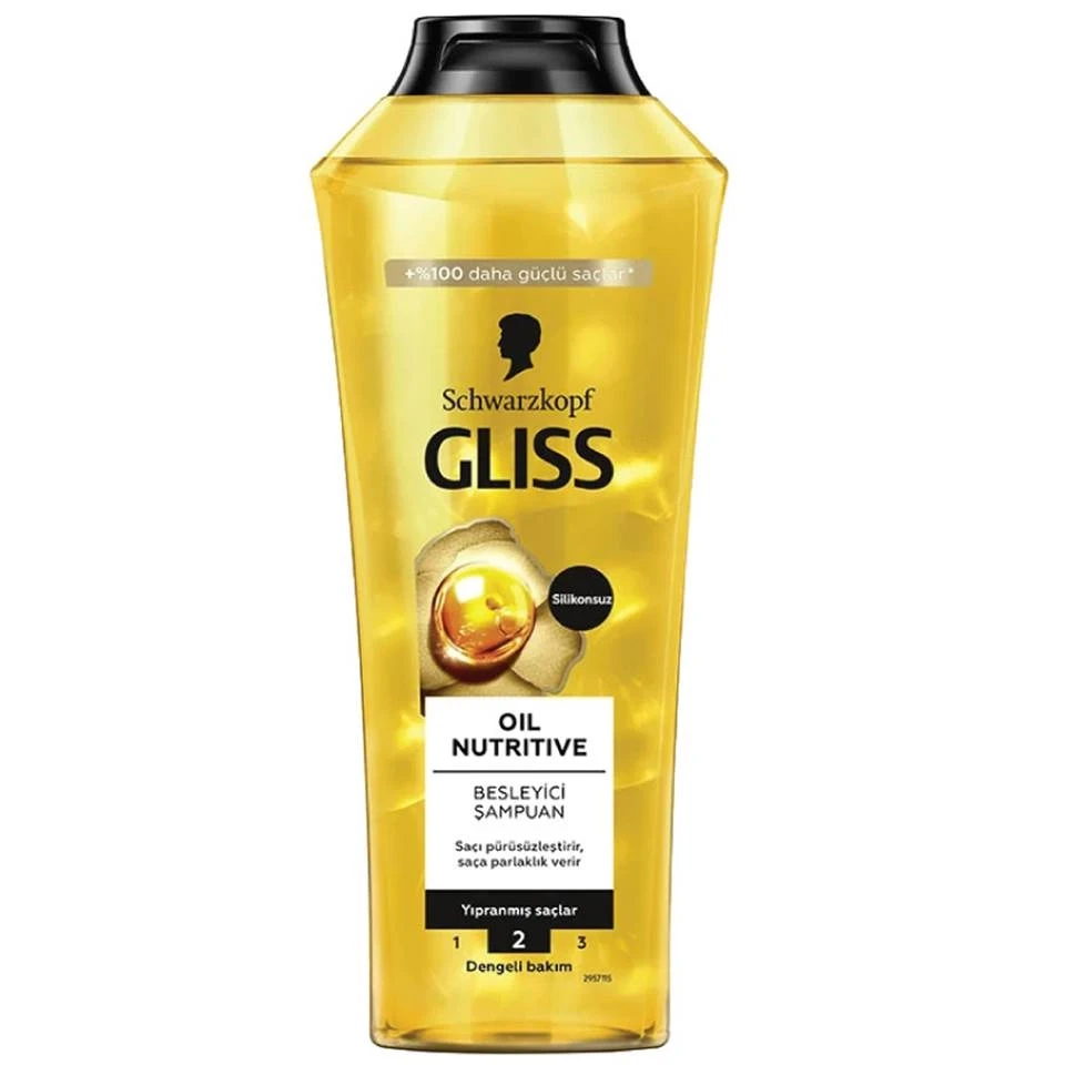 شامپو مو گلیس اویل نوتریتیو GLISS OIL NUTRITIVE حجم 500 میلی لیتر - ارس شاین