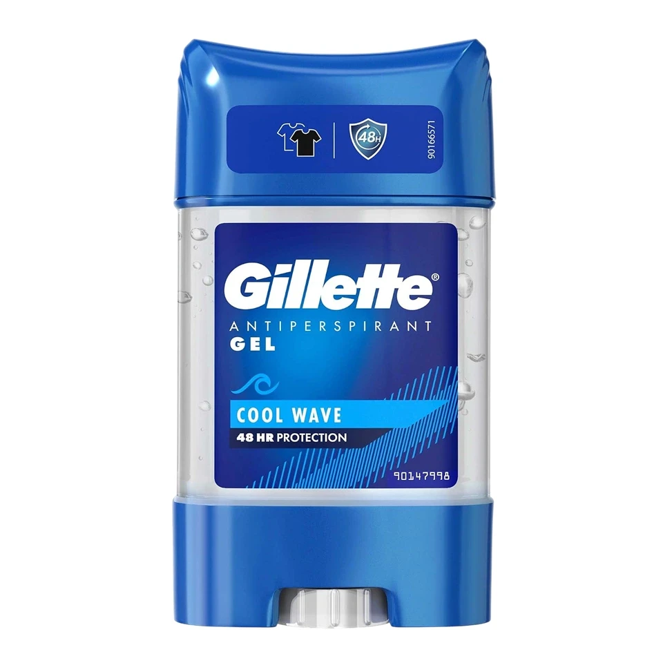 مام ضد تعریق ژله ای ژیلت 48 ساعته رایحه موج خنک Gillette COOL WAVE حجم 70 میلی لیتر - ارس شاین