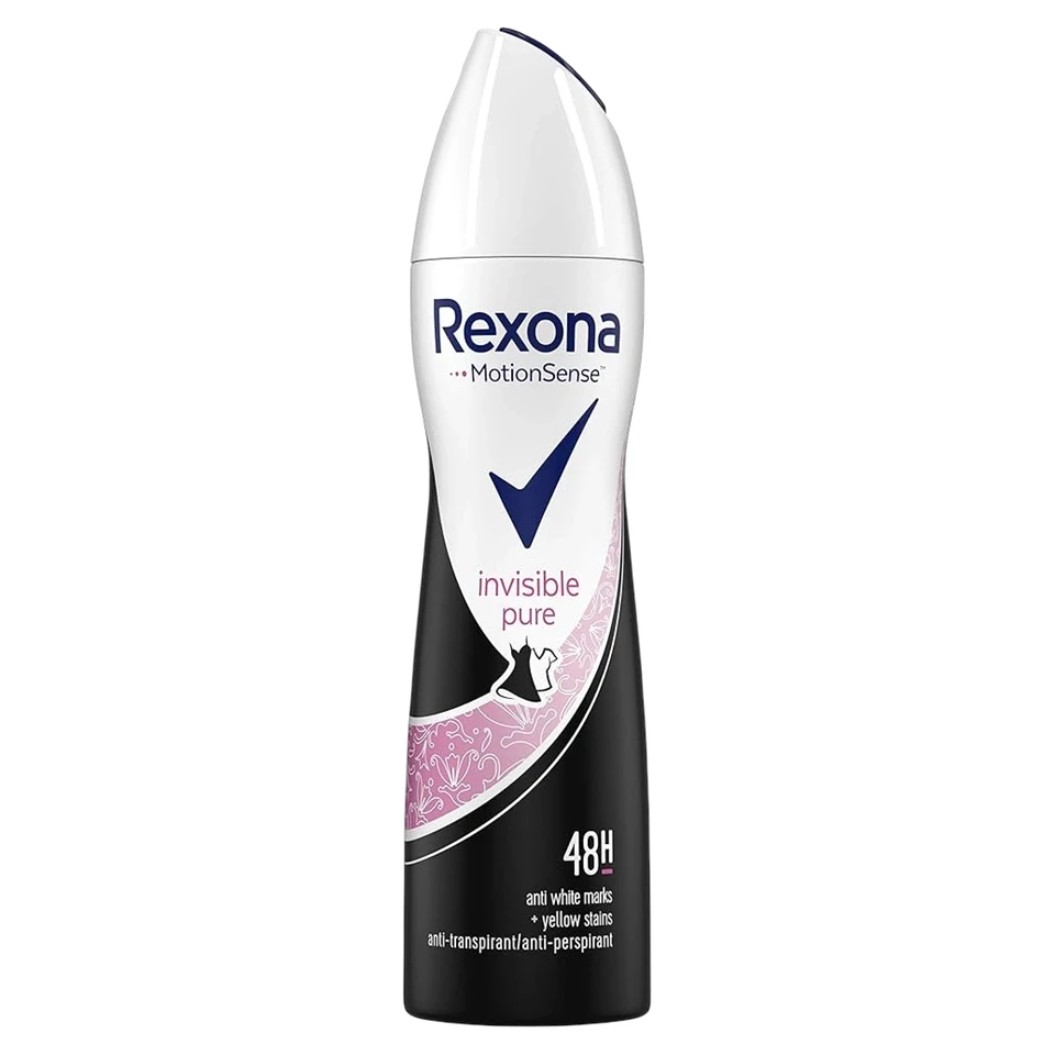 اسپری ضد تعریق 48 ساعته زنانه رکسونا ایتالیا رایحه خالصِ القاپذیر Rexona inducible pure حجم 200 میلی لیتر - ارس شاین
