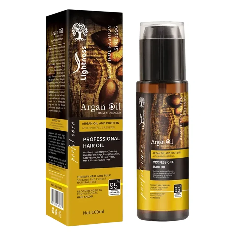 روغن آرگان بدون سولفات 95% آرگان مدل روغن مو حرفه‌ای ARGAN OIL professional hair oil حجم 100 میلی لیتر - ارس شاین