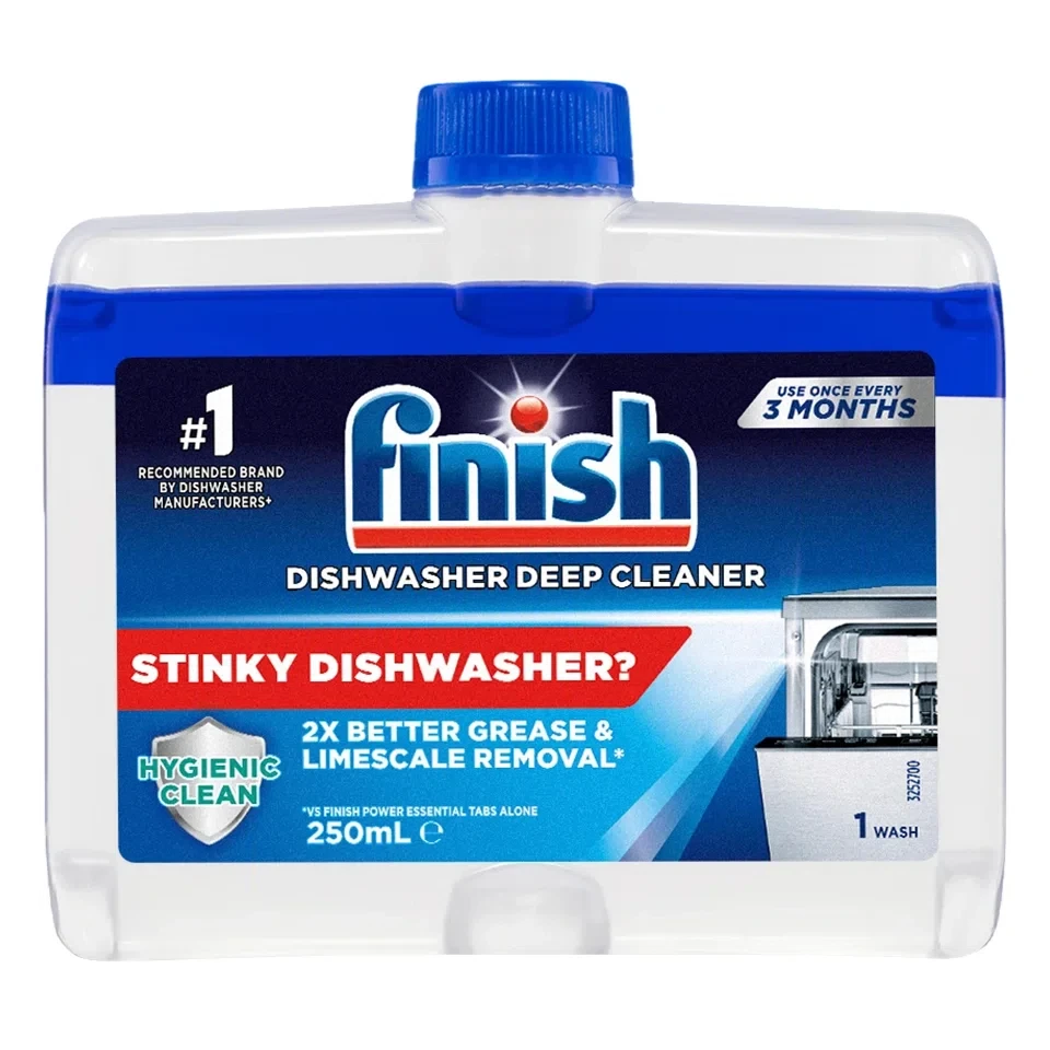 جرم‌گیر ماشین ظرفشویی فینیش رایحه ساده finish DISHWASHER DEEP CLEANER حجم 250 میلی لیتر - ارس شاین