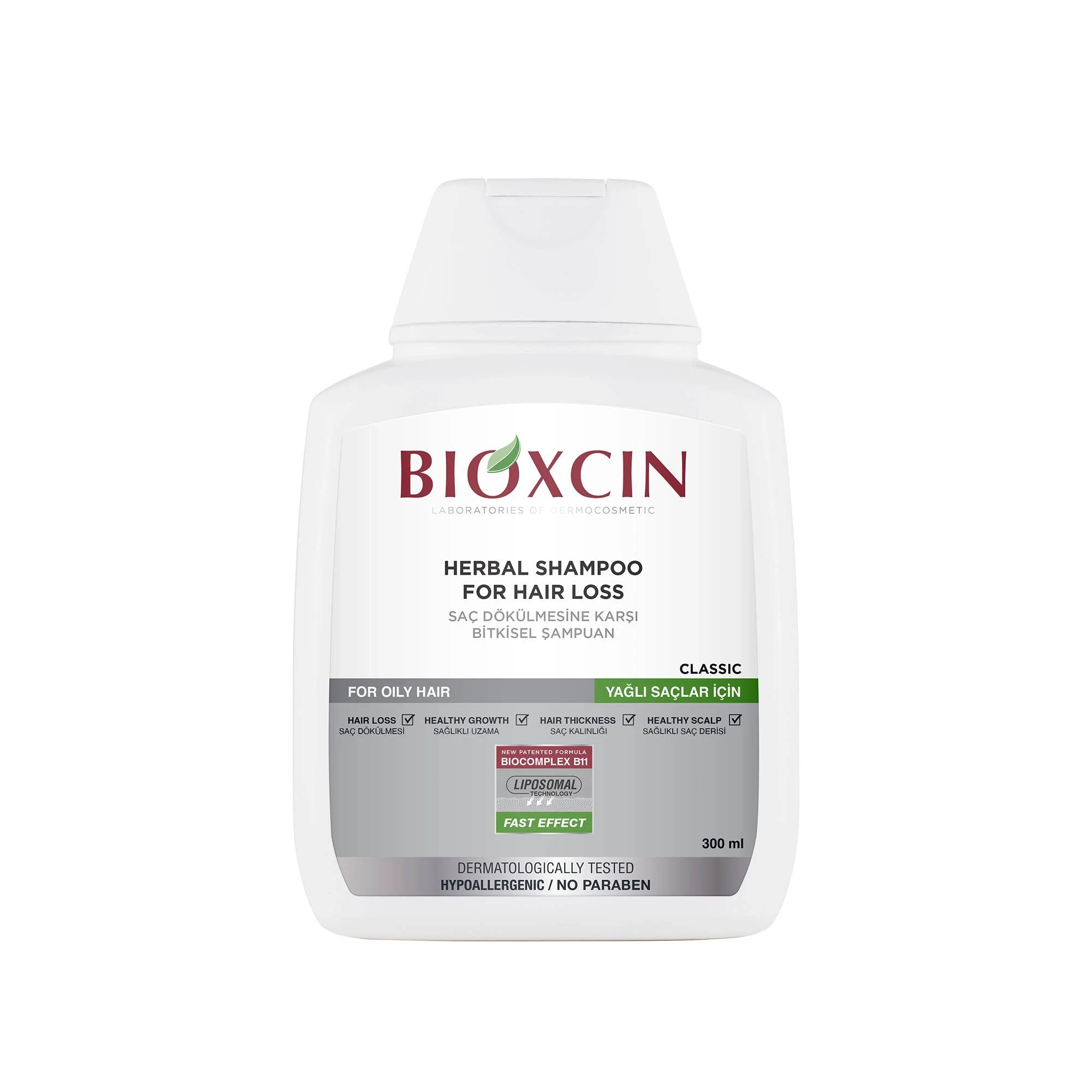 شامپو مو بیوکسین مدل کلاسیک مخصوص مو های چرب BIOXCIN CLASSIC حجم 300 میلی لیتر - ارس شاین