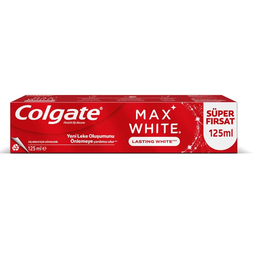 خمیر دندان سفید کننده کلگیت مدل مکس وایت Colgate MAX WHITE حجم 125 میلی لیتر - ارس شاین
