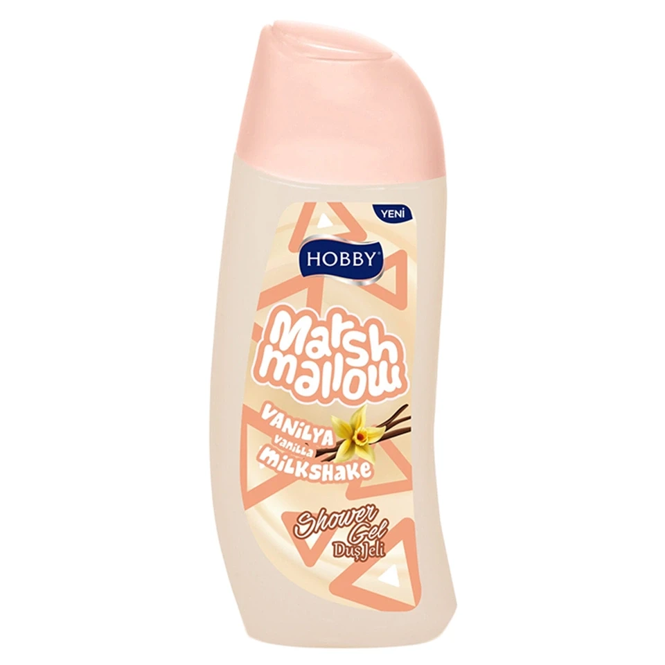 شامپو بدن هوبی مارشمالو رایحه میلک شیک وانیلی HOBBY Marshmallow حجم 500 میلی لیتر - ارس شاین