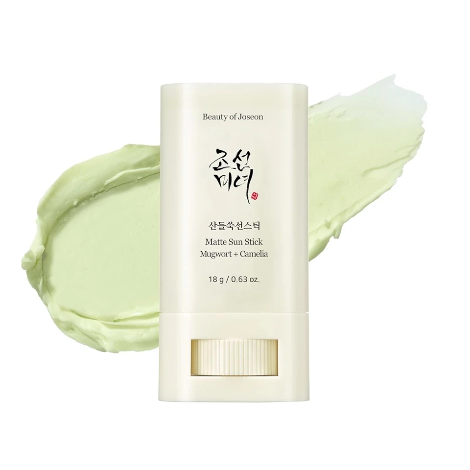 ضد آفتاب استیکی مات کننده بیوتی آف جوسان Beauty Of Joseon Matte Sun Stick Mugwort+Camelia وزن 18 گرم - ارس شاین