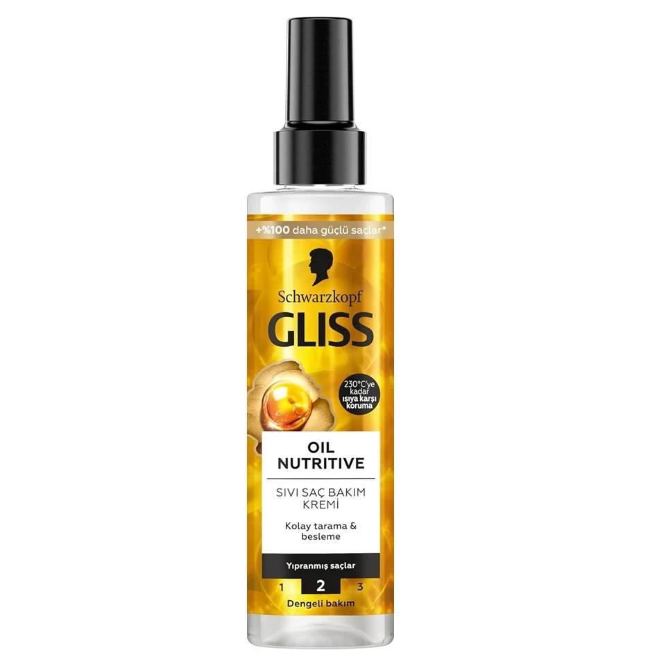 اسپری دو فاز گلیس اویل نوتریتیو Gliss Oil Nutritive Repair حجم 200 میلی لیتر - ارس شاین