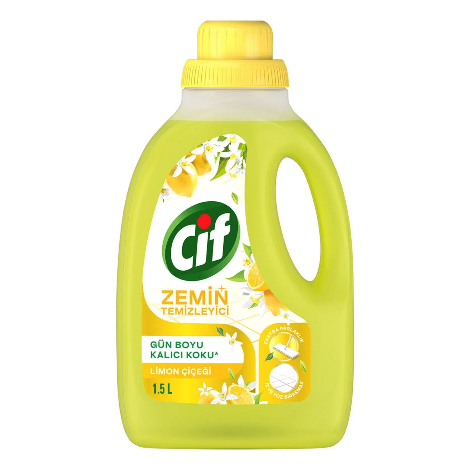 مایع کف شوی سیف رایحه شکوفه لیمو Cif ZEMİN TEMİZLEYİCİ حجم 1500 میلی لیتر - ارس شاین