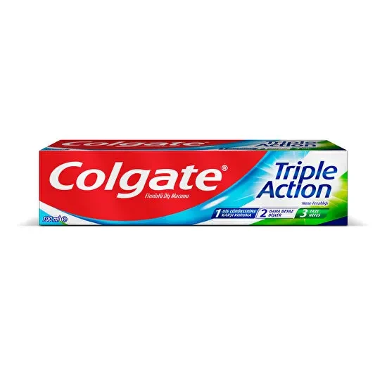 خمیر دندان کلگیت سه کاره Colgate Triple Action حجم 100 میلی لیتر - ارس شاین