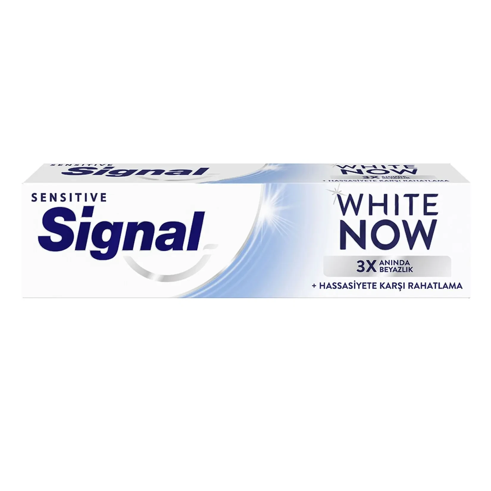 خمیر دندان سیگنال مدل وایت ناو 3X مخصوص دندان های حساس Signal WHITE NOW حجم 75 میلی لیتر - ارس شاین