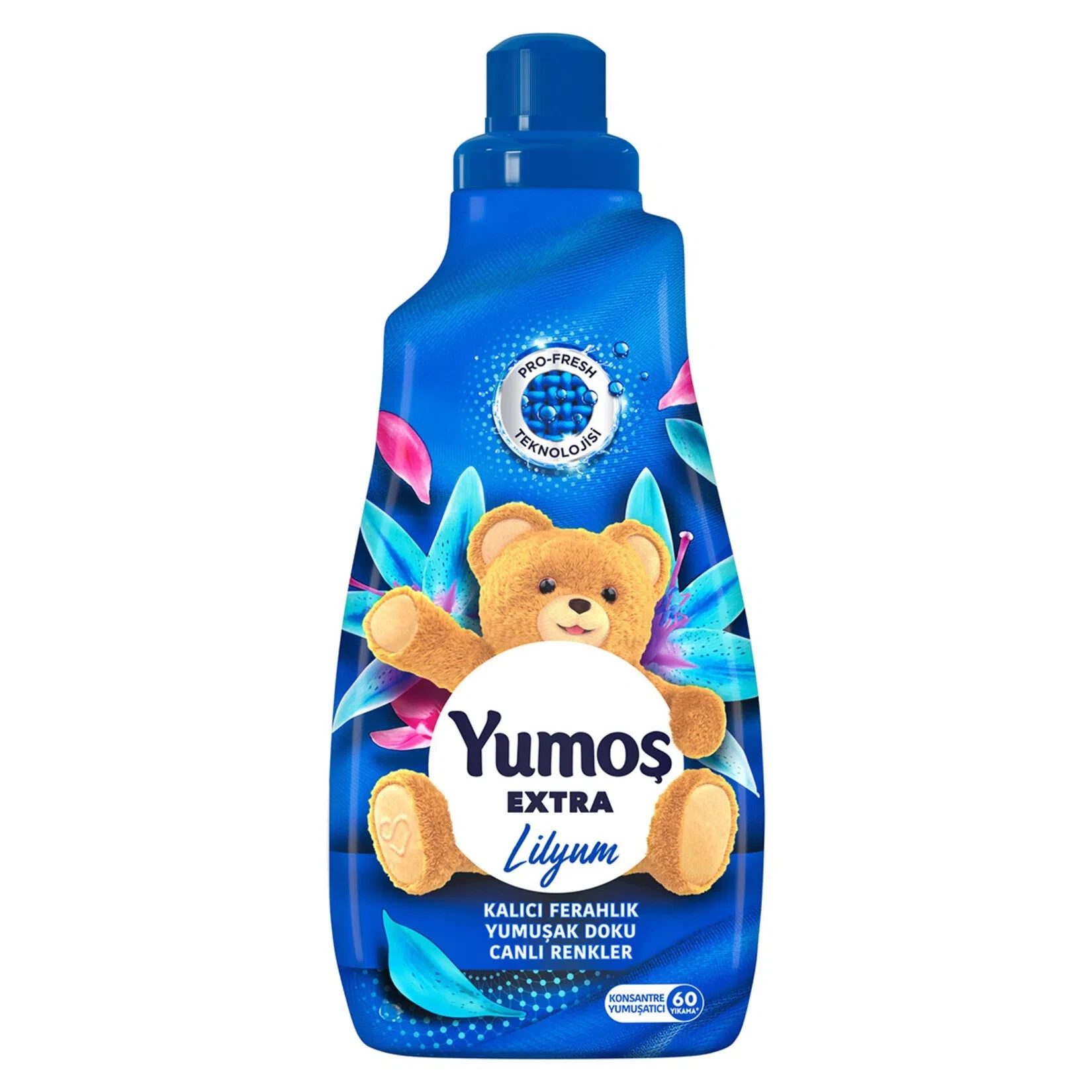 مایع نرم‌کننده و خوشبوکننده لباس یوموش اکسترا رایحه لیلیوم Yumos EXTRA Lilynm حجم 1440 میلی لیتر - ارس شاین