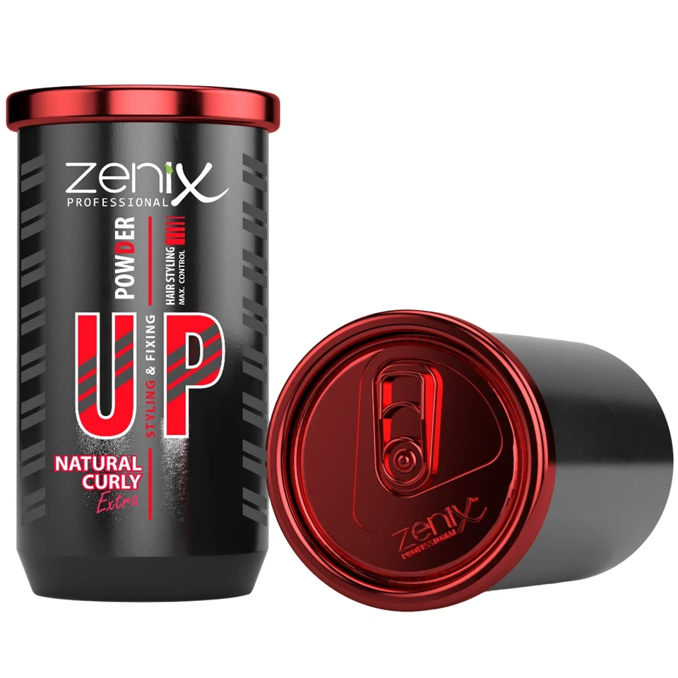 پودر حالت دهنده مو سری فر طبیعی زنیکس zenix hair styling powder natural curly وزن 20 گرم - ارس شاین