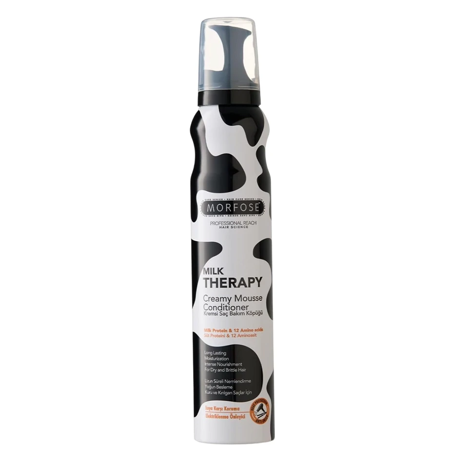 موس مو مورفوس مخصوص موهای خشک و موخوره مدل تراپی شیری MORFOSE MILK THERAPY حجم 200 میلی لیتر - ارس شاین