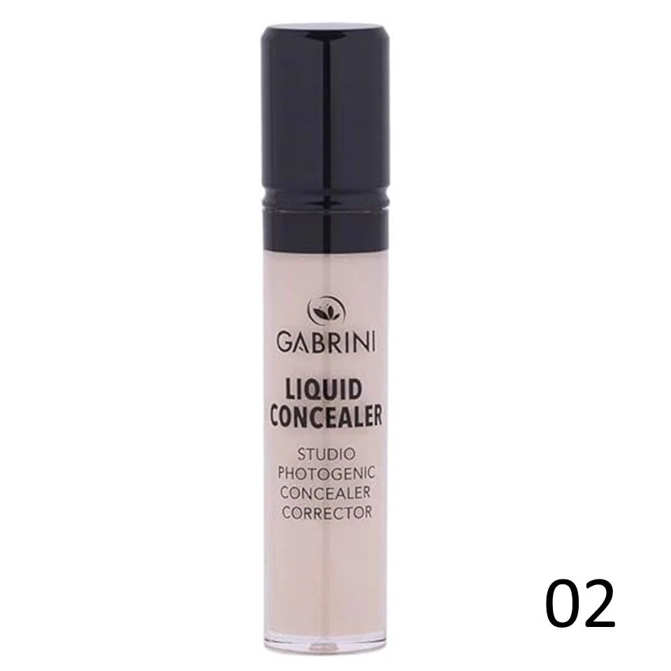 کانسیلر مایع گابرینی شماره 02 GABRINI Liquid Concealer حجم 13 میلی لیتر - ارس شاین