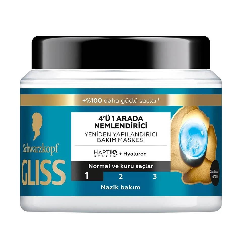 ماسک مو گلیس آبرسان 4 کاره Gliss 4’ü 1 Arada Nemlendirici حجم 400 میلی لیتر - ارس شاین