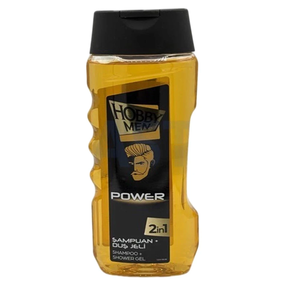 شامپو سر و بدن مردانه هوبی مدل HOBBY MEN power حجم 400 میلی لیتر - ارس شاین