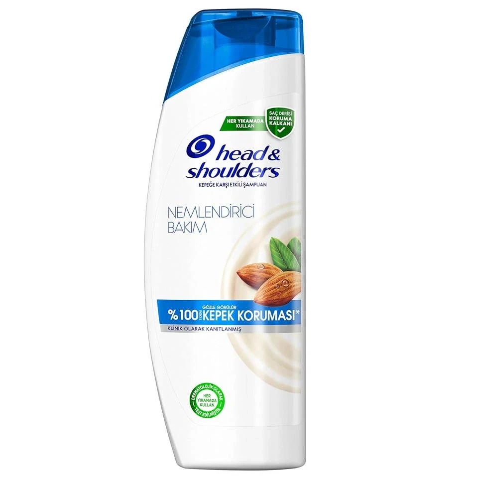 شامپو مو هد اند شولدرز نمنلندیریجی باکیم (بادامی) Head &amp; Shoulders Nemlendirici Bakım حجم 330 میلی لیتر - ارس شاین