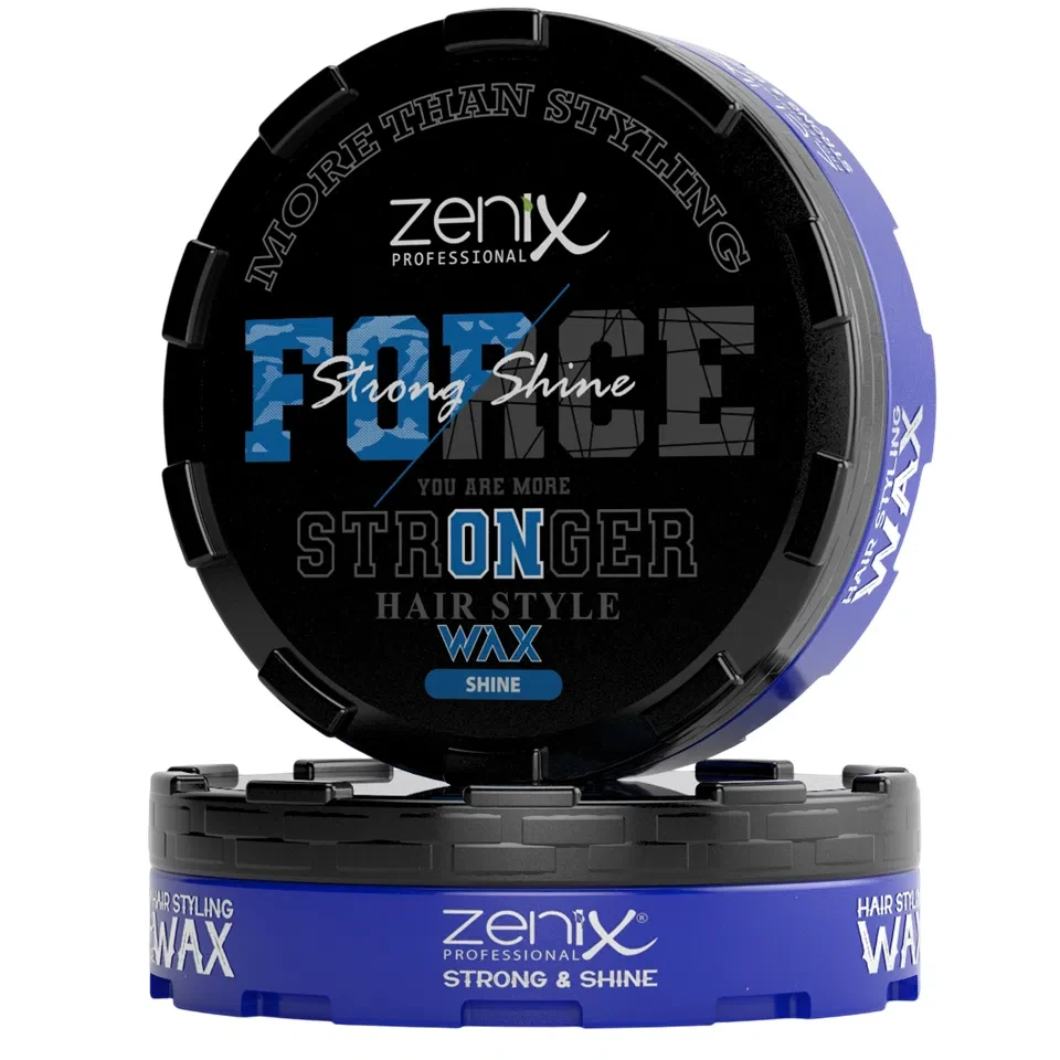 واکس موی فورس مدل استرانگ شاین زنیکس zenix force hair style wax strong shine حجم 150 میلی لیتر - ارس شاین