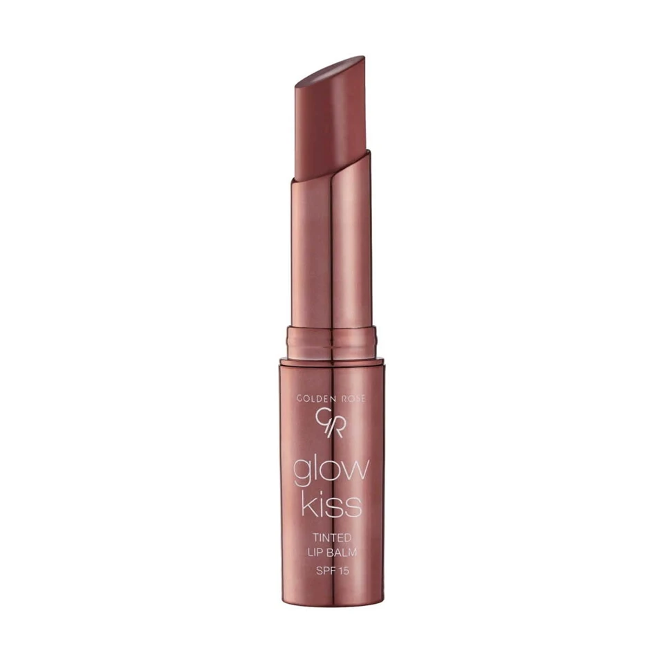 تینت لب جامد گلدن رز شماره 01 (لاته وانیلی) GOLDEN ROSE glow kiss TINTED LIP BALM - ارس شاین