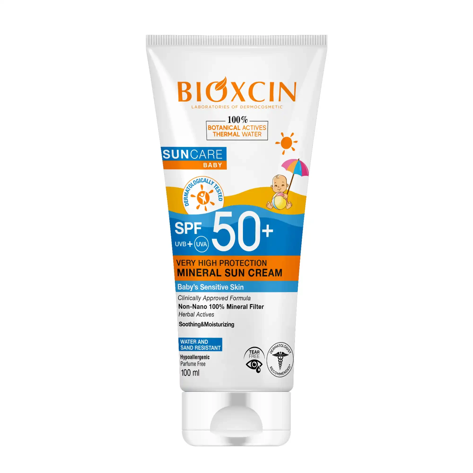 کرم ضد آفتاب کودک بیوکسین BIOXCIN SUN CARE (BABY) حجم 100 میلی لیتر - ارس شاین
