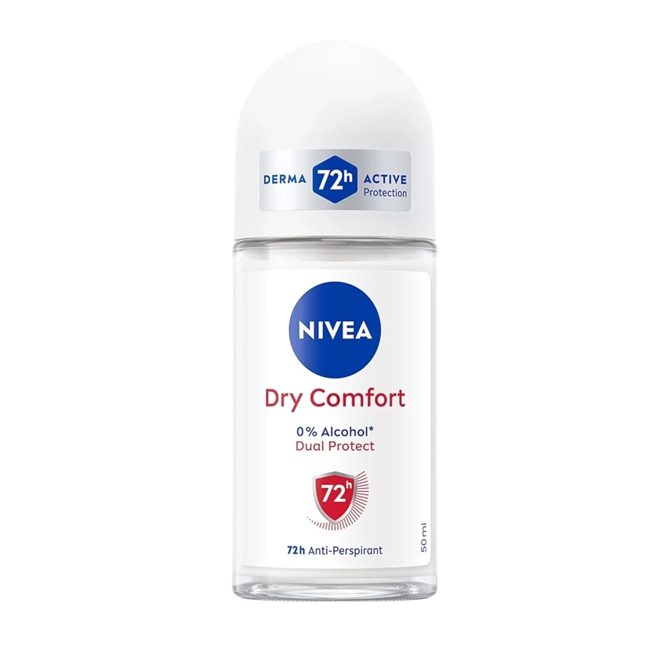 مام رولی زنانه نیوآ رایحه راحتی و خشکی NIVEA dry comfort حجم 50 میلی لیتر - ارس شاین