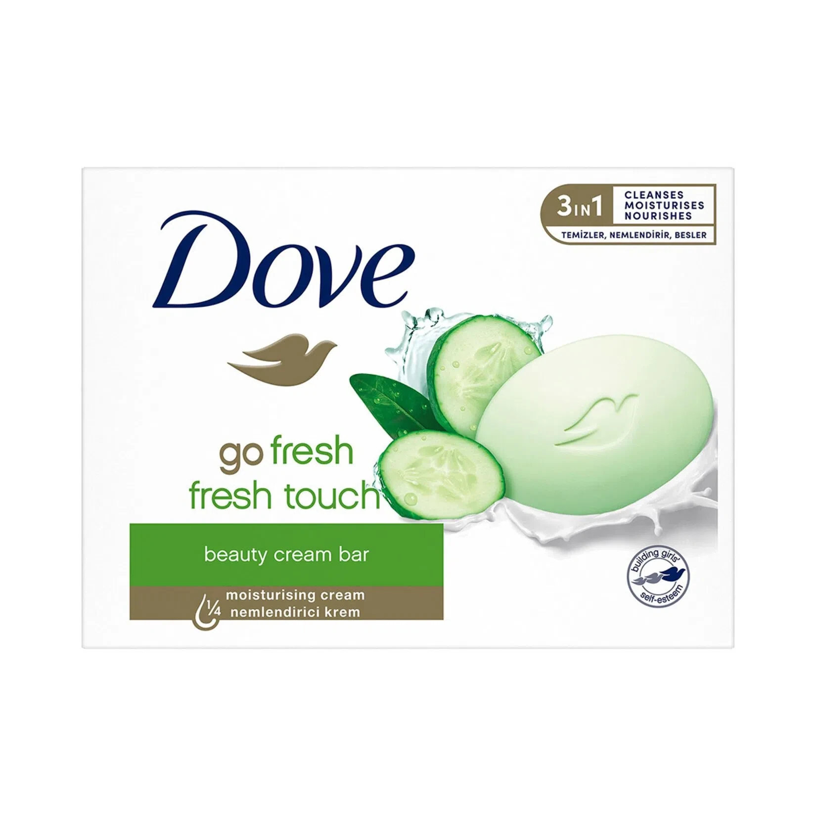 صابون داو گو فرش فرش تاچ (خیار) Dove Go Fresh Fresh Touch وزن 90 گرم - ارس شاین