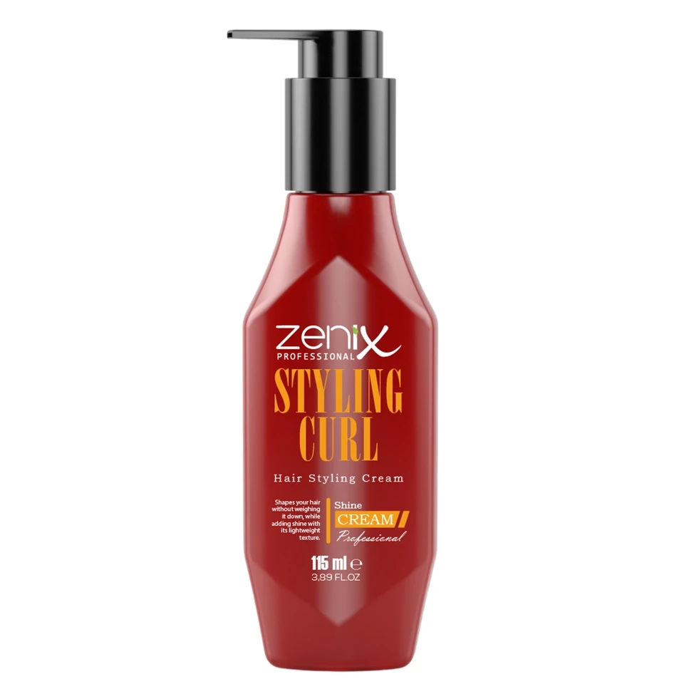 کرم موی فر کننده مو زنیکس zenix hair style cream curl حجم 115 میلی لیتر - ارس شاین