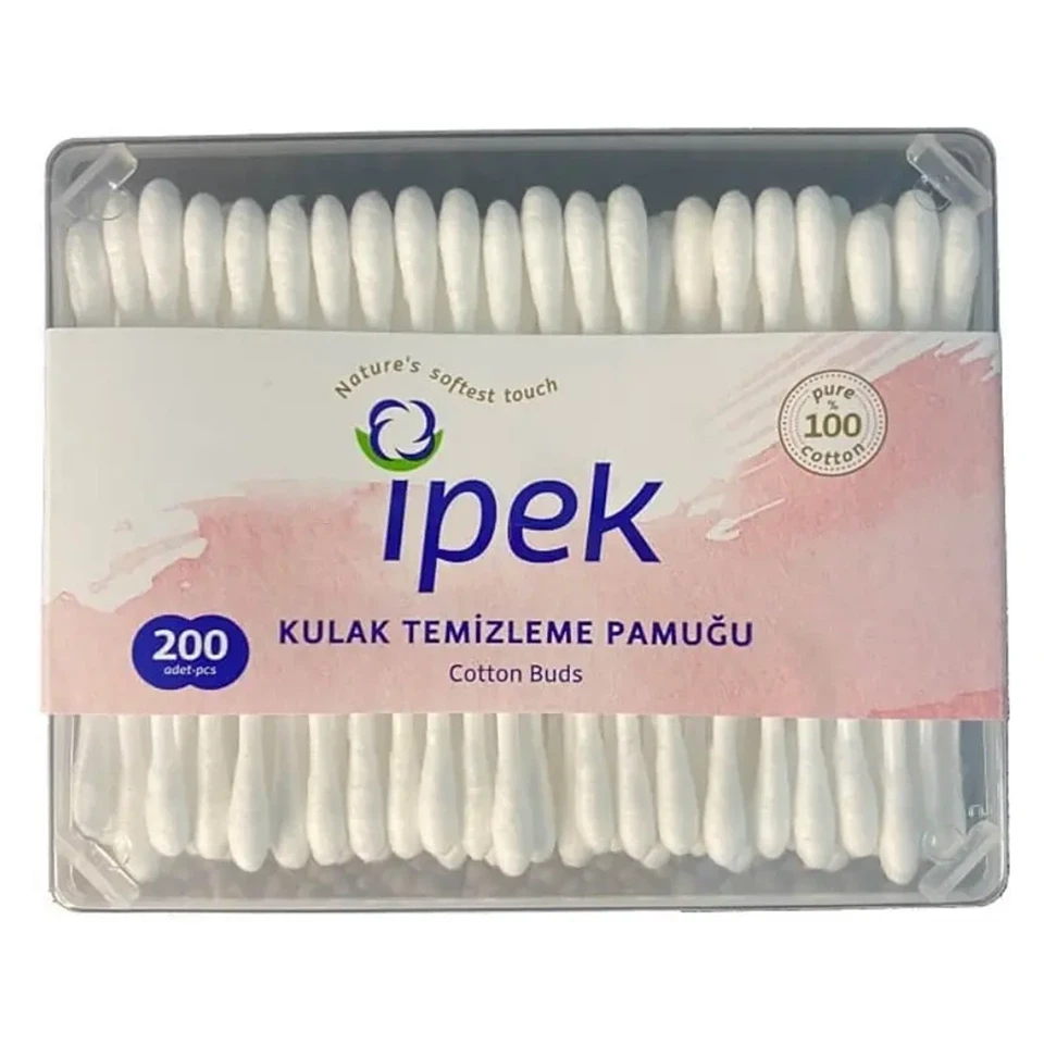 گوش پاک کن ایپک ipek KULAK TEMIZLEME PAMUCU بسته 200 عددی - ارس شاین
