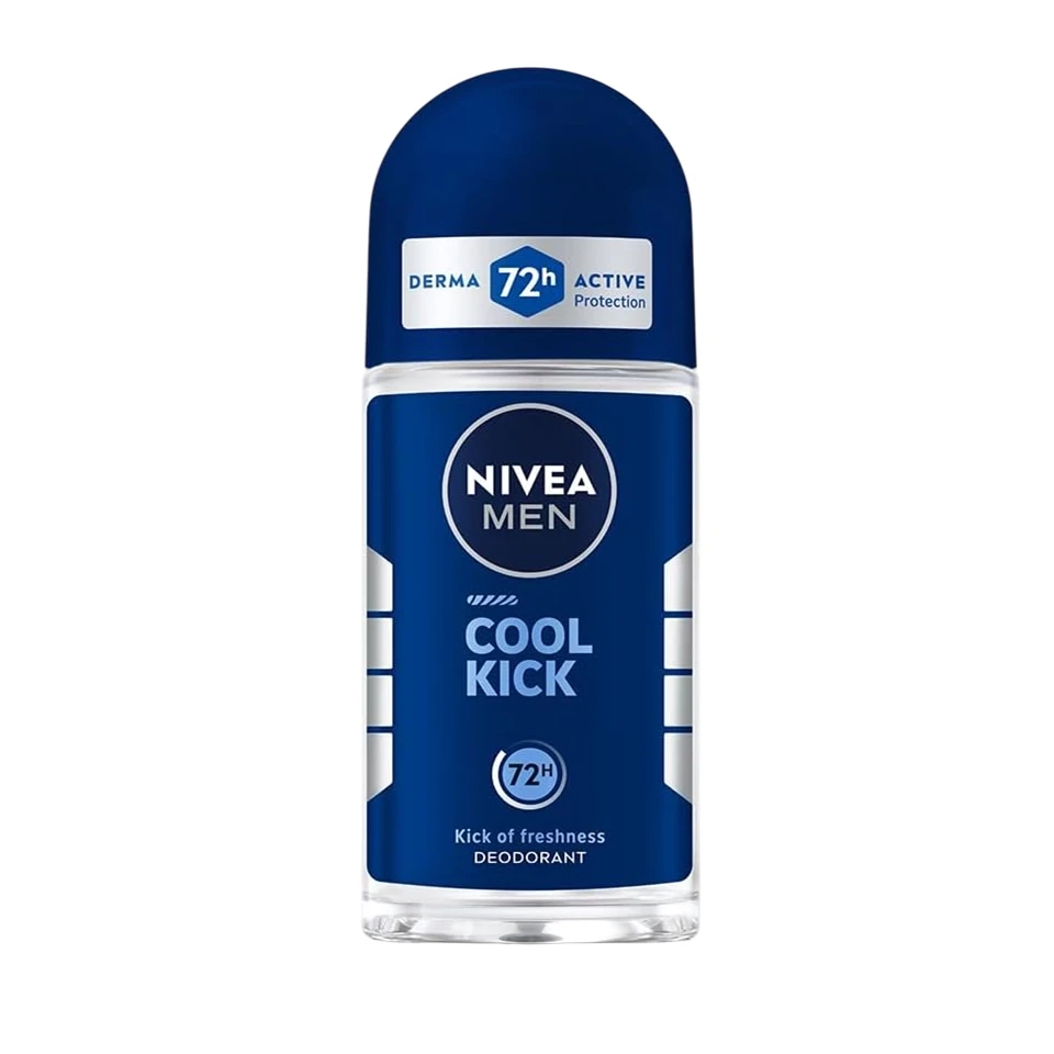مام رولی مردانه نیوآ رایحه ضربهٔ باحال NIVEA cool kick حجم 50 میلی لیتر - ارس شاین