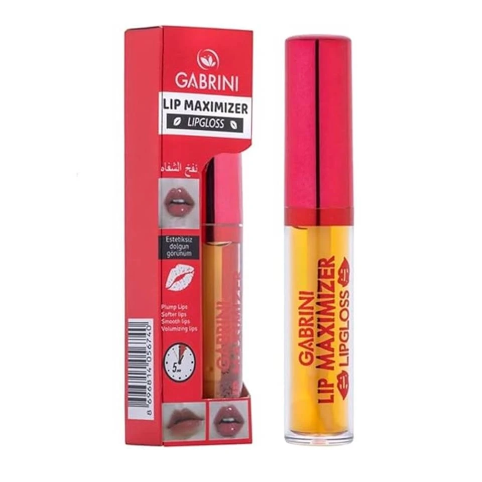 حجم دهنده و برق کننده لب گابرینی مدل لیپ مکسیمایزر GABRINI LIP MAXIMIZER حجم 7 میلی لیتر - ارس شاین