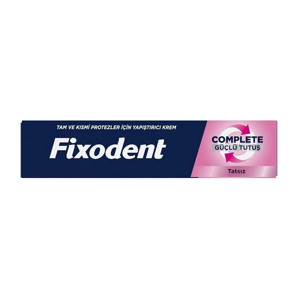 چسب دندان مصنوعی فیکسودنت کامپلیت بدون طعم Fixodent Complete Tatsiz وزن 47 گرم - ارس شاین