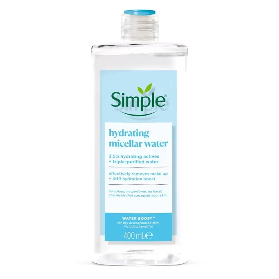 میسلار واتر آبرسان سیمپل Simple Hydrating Micellar Water حجم 400 میلی لیتر - ارس شاین