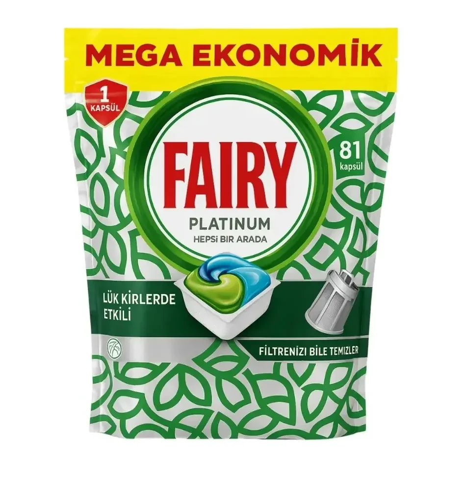 قرص ماشین ظرفشویی فیری پلاتینیوم FAIRY PLATINUM بسته 81 عددی - ارس شاین