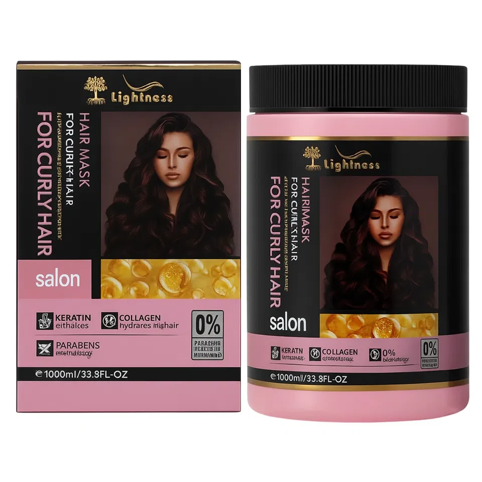 ماسک مو بدون سولفات آرگان،کراتین،کلاژن آرگان برای مو های فر ARGAN OIL hair mask for curly hair حجم 1000 میلی لیتر - ارس شاین
