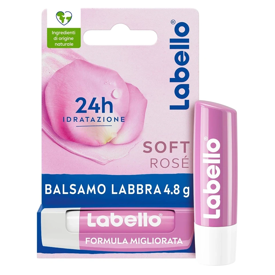 بالم لب لابلو طعم گل رز نرم Labello SOFT ROSE - ارس شاین