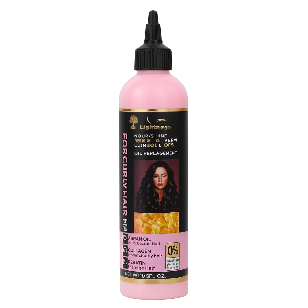 کرم مو بعد حمام بدون سولفات آرگان،کراتین،کلاژن آرگان برای مو های فر ARGAN OIL hair cream for curly hair حجم 300 میلی لیتر - ارس شاین