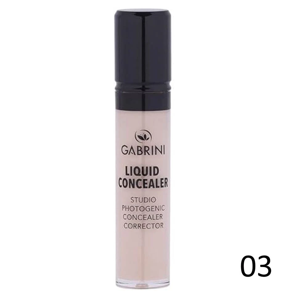 کانسیلر مایع گابرینی شماره 03 GABRINI Liquid Concealer حجم 13 میلی لیتر - ارس شاین