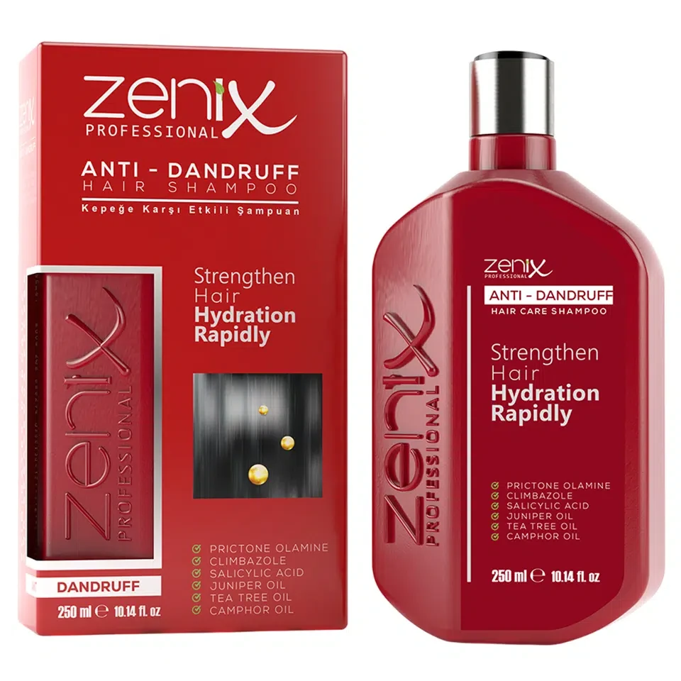شامپو مو تخصصی ضد شوره سر زنیکس zenix anti dandruff hair shampoo حجم 250 میلی لیتر - ارس شاین