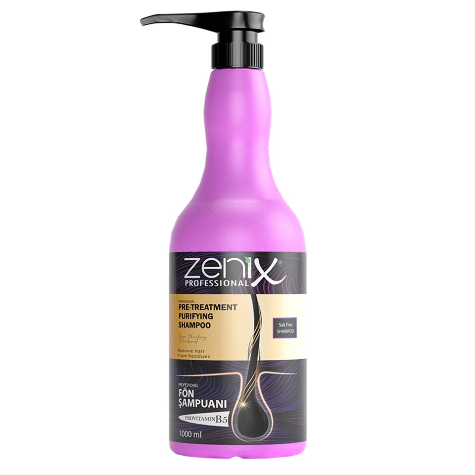شامپو مو پیش درمان مراقبت از موی زنیکس zenix hair care shampoo pre-treatment حجم 1000 میلی لیتر - ارس شاین